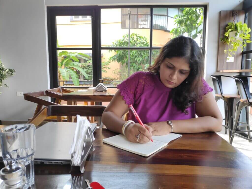 Aveena De Sa_Book writing